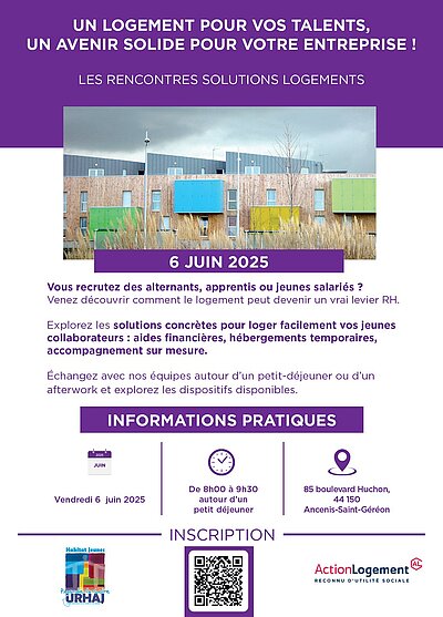 Petit déjeuner organisé par Action Logement Services et Habitat Jeunes du Pays d'Ancenis