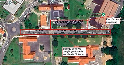 L'allée de Langförden fermée le 24 février