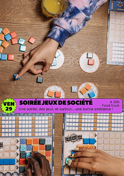 Soirée jeux de société !