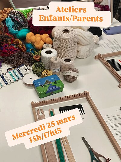Atelier parents/enfants découverte du métier de tisserand
