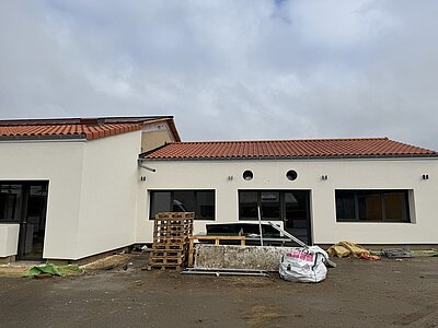 Avancée du chantier de rénovation de l'école élémentaire publique Les Lonnières