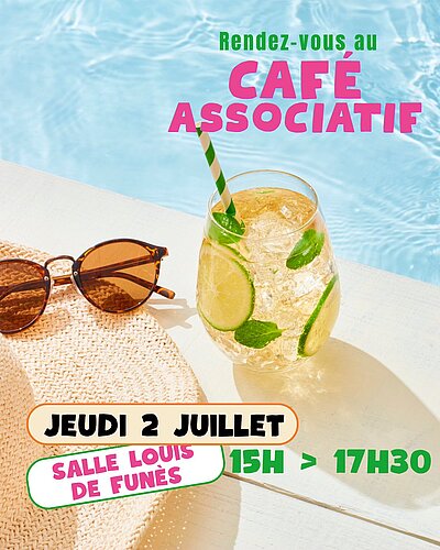 Tête la première au Café associatif jeudi 2 juillet !