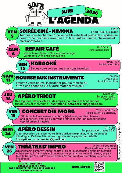 Programmation de juin !