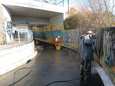 À partir de 17 h aujourd'hui, réouverture aux véhicules de l'accès du tunnel de la halte ferroviaire