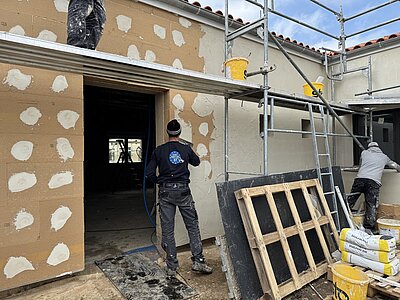 Avancée du chantier de rénovation de l'école élémentaire publique Les Lonnières