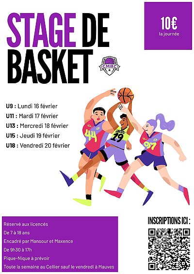 Stage de basket en février