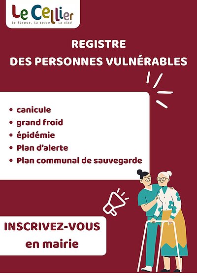 Registre des personnes vulnérables