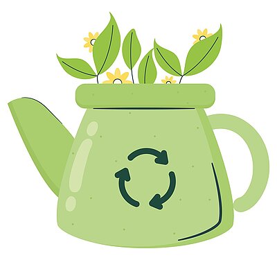 point de collecte des déchets verts réouvert