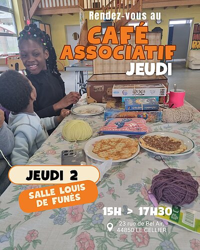 Café asso jeudi 2 avril !