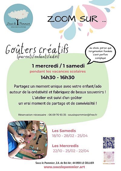 Goûter créatif : découvre la broderie multisupports