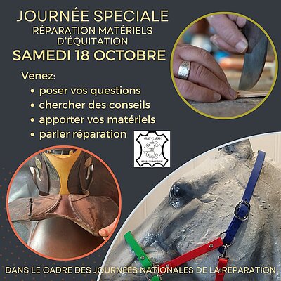 Journée d'echange autour de l'entretien et de la reparation des materiels d'équitation.