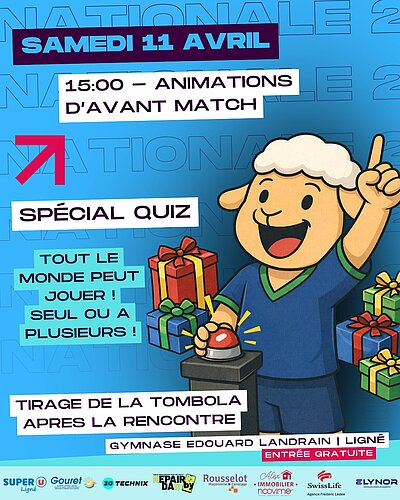 🎉 Animation spéciale avant le match !