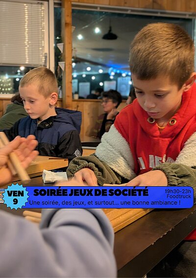 Soirée jeux de société !