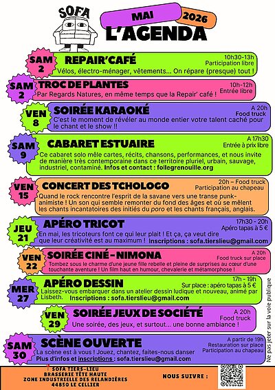 PROGRAMMATION DE MAI